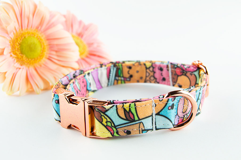 Kawaii dog hot sale collar