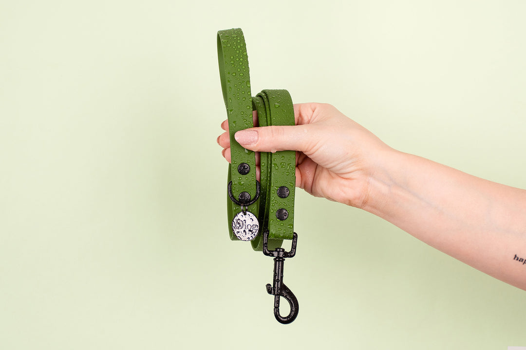 OLIVE WATERPROOF LEASH
