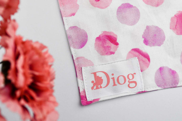 PINK POLKA BANDANA