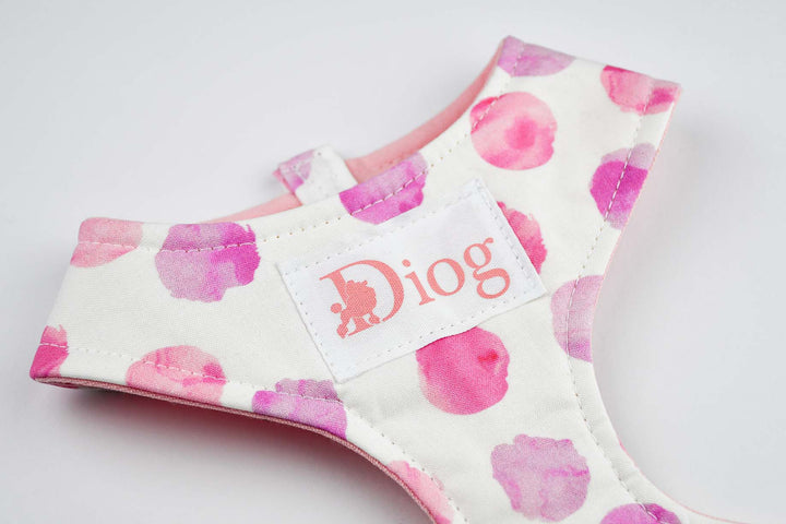 PINK POLKA CHEST HARNESS
