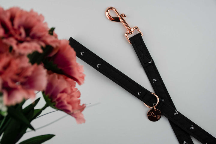BLACK HEART LEASH