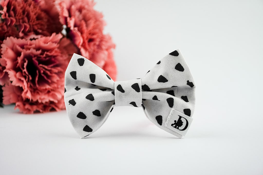 Dalmatian bow outlet tie