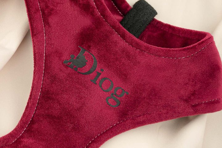 RED VELVET CHEST HARNESS