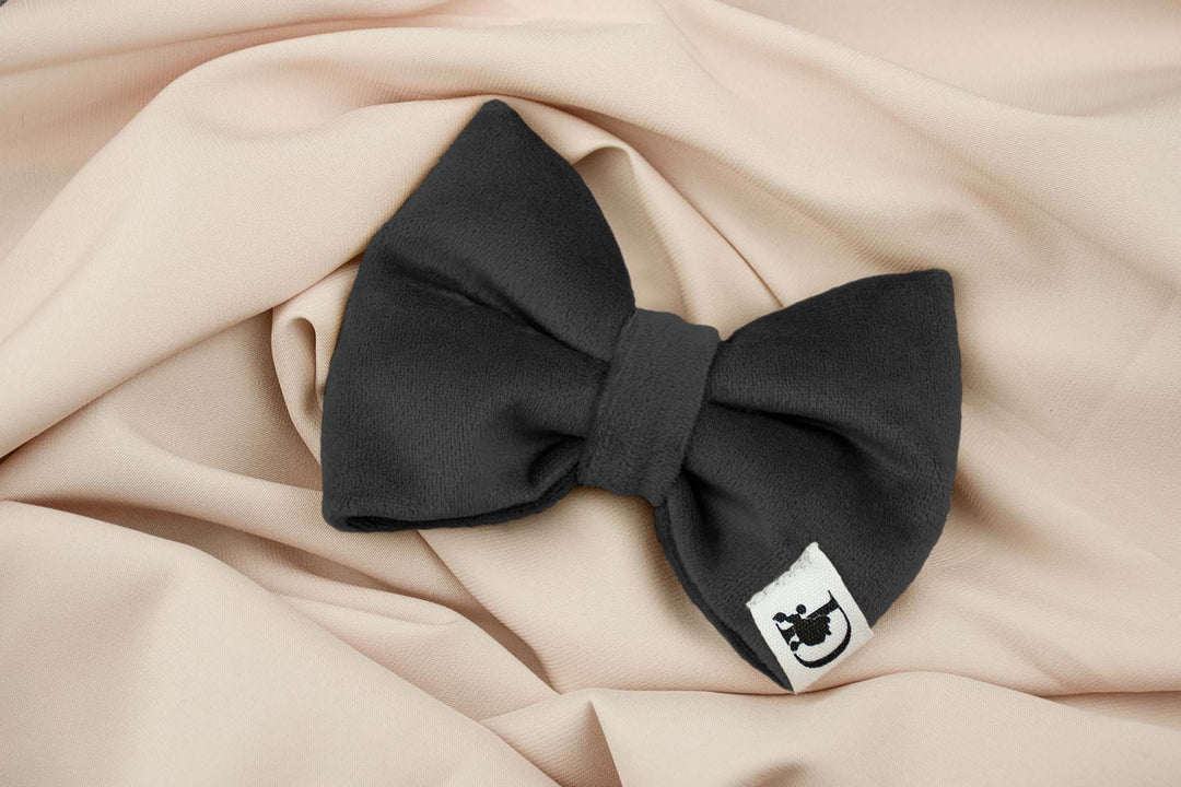 BLACK VELVET BOW TIE