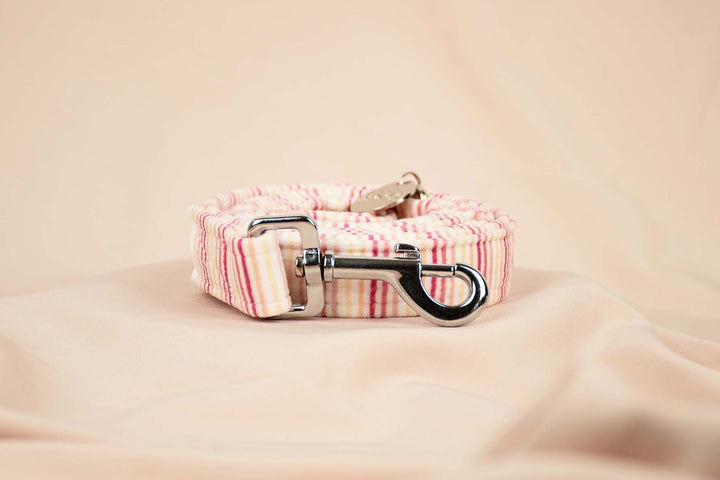 CANDY CANE VELVET LEASH